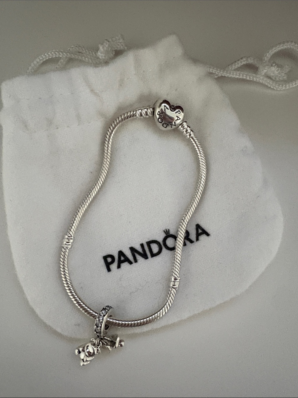 Pandora Sterling Silver Snake Chain Bracelet